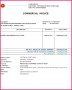 4 Commercial Invoice format