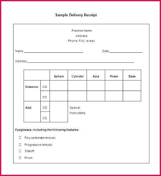 simple invoice template excel for cookies online store luxury delivery receipt form sample bill of lading