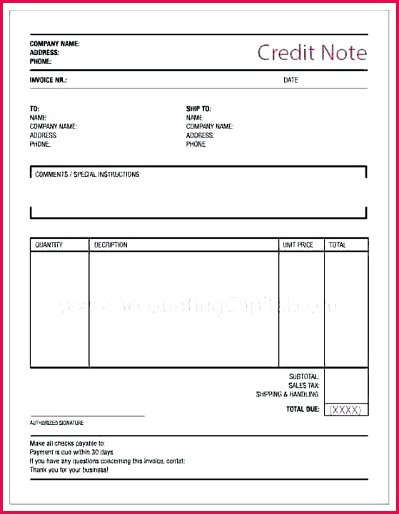 Credit Receipt Template Practical What is A Credit Sales Invoice Tierianhenry Credit Receipt Template Practical