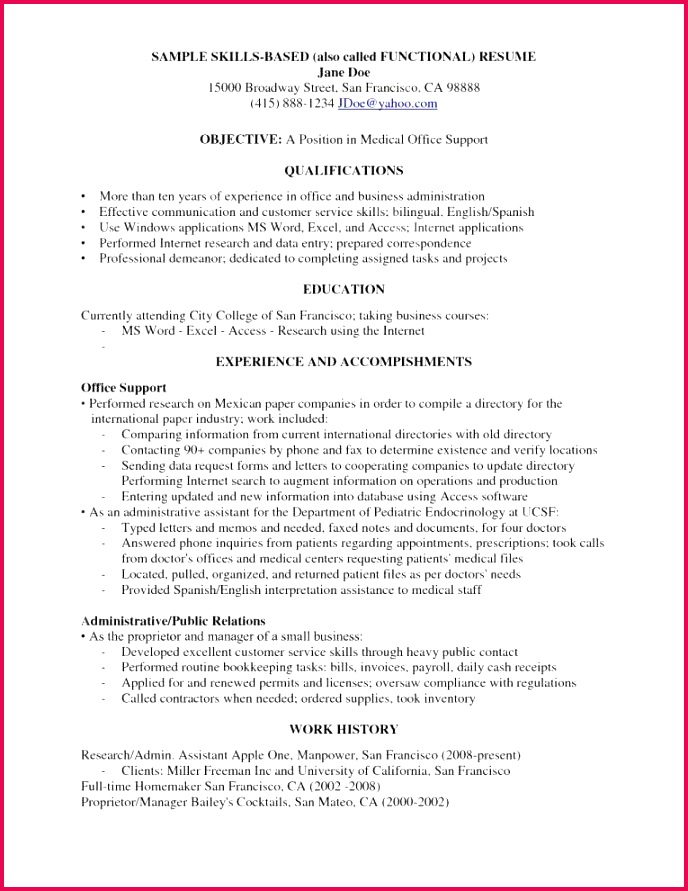 Awesome Examples Resumes Ecologist Resume 0d Skills Examples for