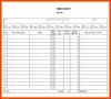 6 Day Sheet Template