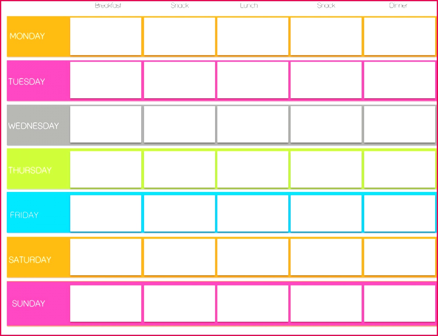Diabetes Log Sheet Monthly Unique Weekly Exercise Plan Template
