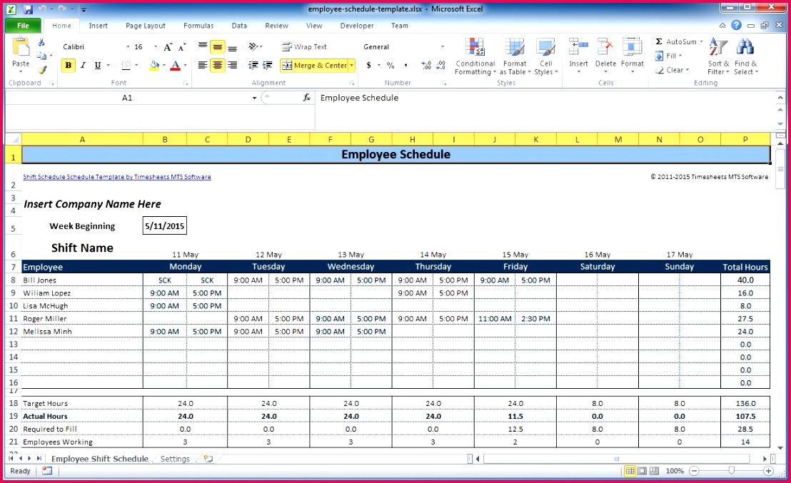 employee work plan template