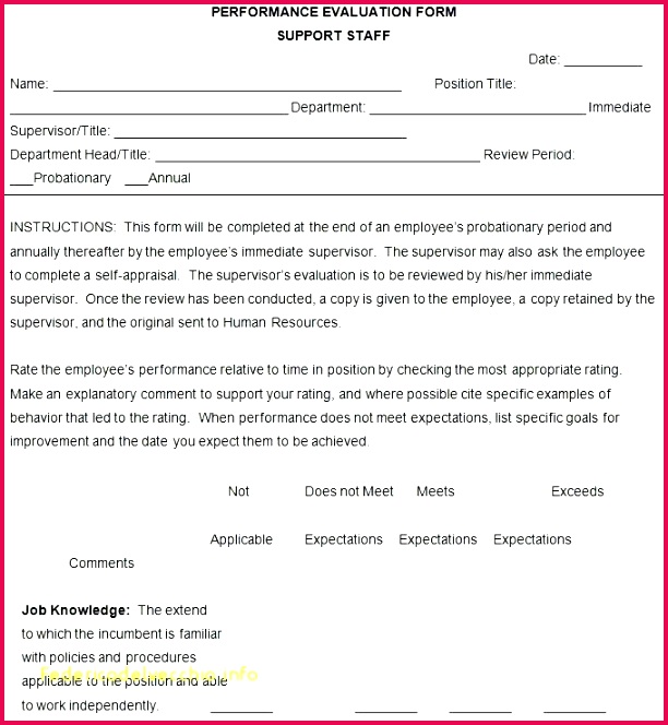 Employee Performance Appraisal form Template Inspirational Annual Performance Review Template Ideal Od Consultant Performance