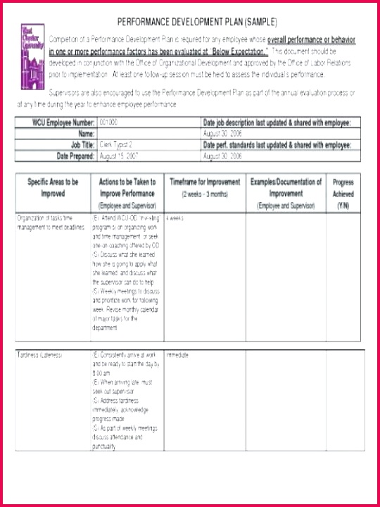 annual goal setting template sample templates employee excel worksheet