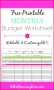 6 Excel 2013 Budget Template