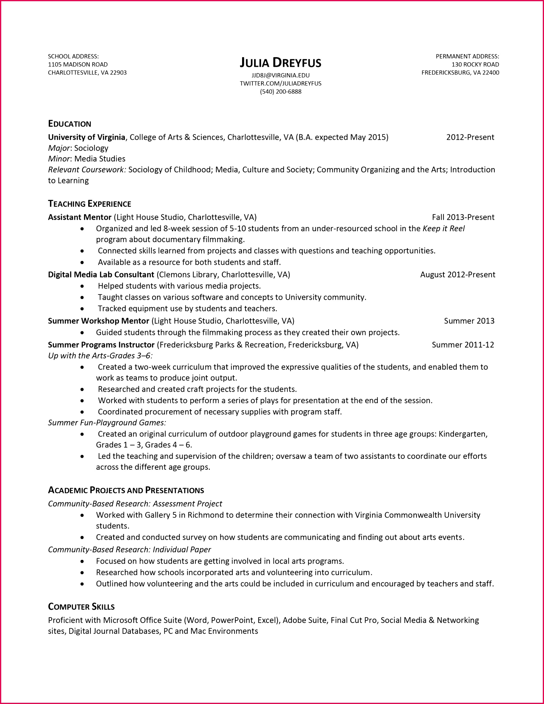 advanced excel skills resume sample inspirational example job resume fresh luxury examples resumes ecologist resume 0d
