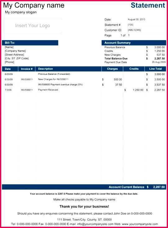 Account Statement