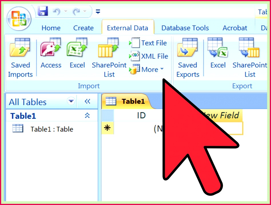Import Excel Into Access Step 8