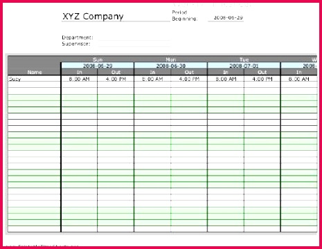 multiple employee monthly timesheet template excel sample