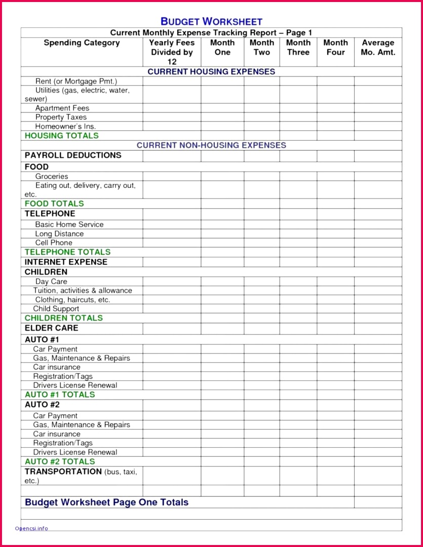 Expense Report Templates Examples