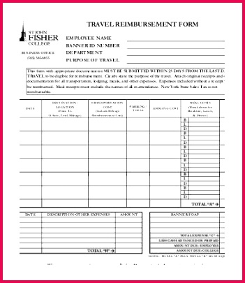 Reimbursement Form Template 10 Free Excel PDF Documents Download