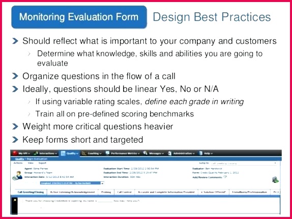 call center employee evaluation template – moonlustfo 574431 call center evaluation form template of invoice monitoring free employee templates for invitations bridal shower