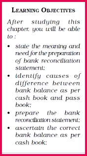 NCERT Class XI Accountancy Chapter 5 – Bank Reconciliation Statement