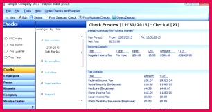 Payroll Mate Check preview