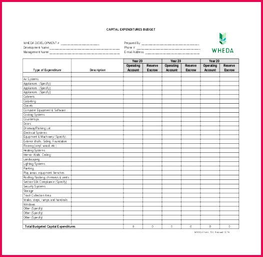 capital expenditure bud template2 wheda Free Download