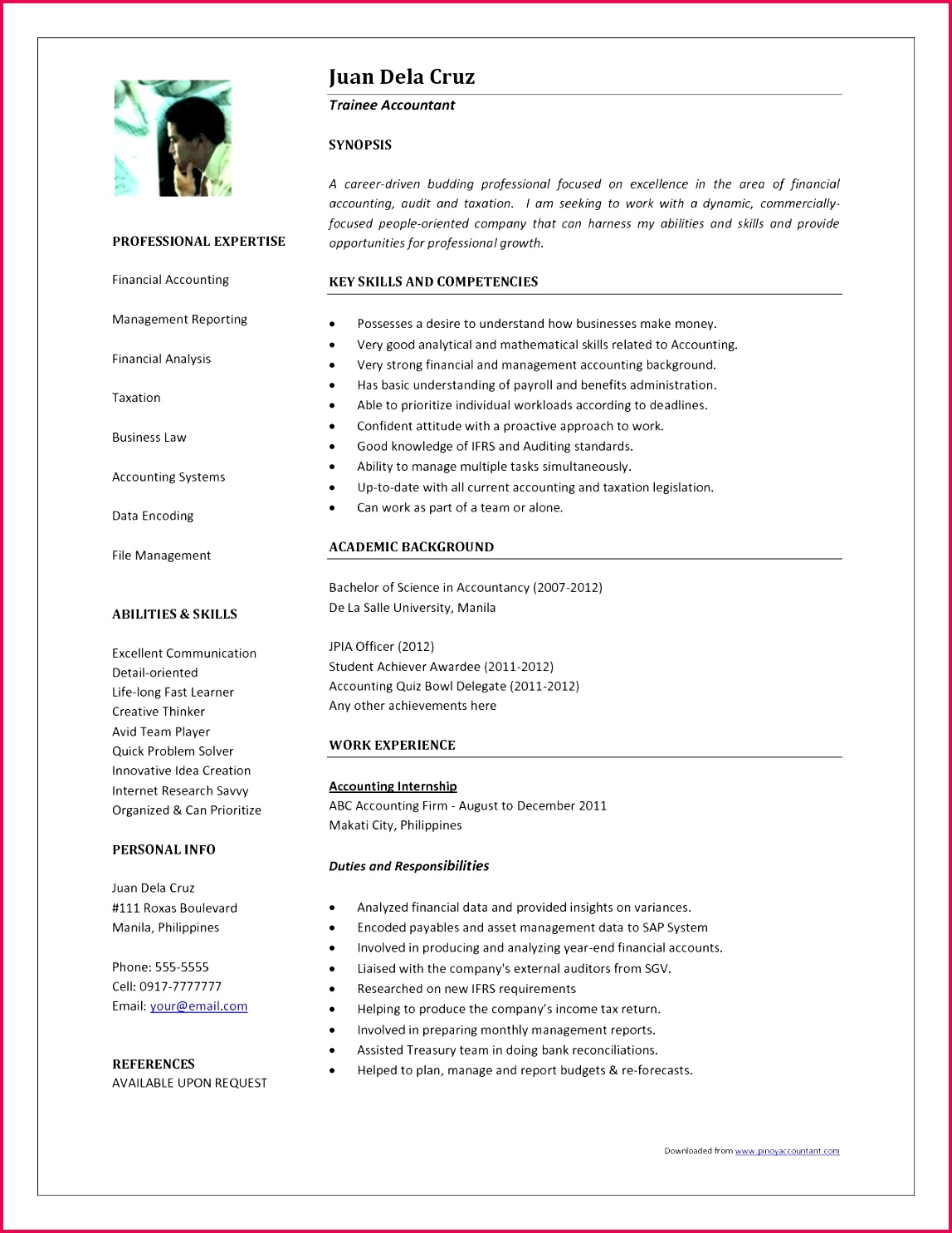 business letter template