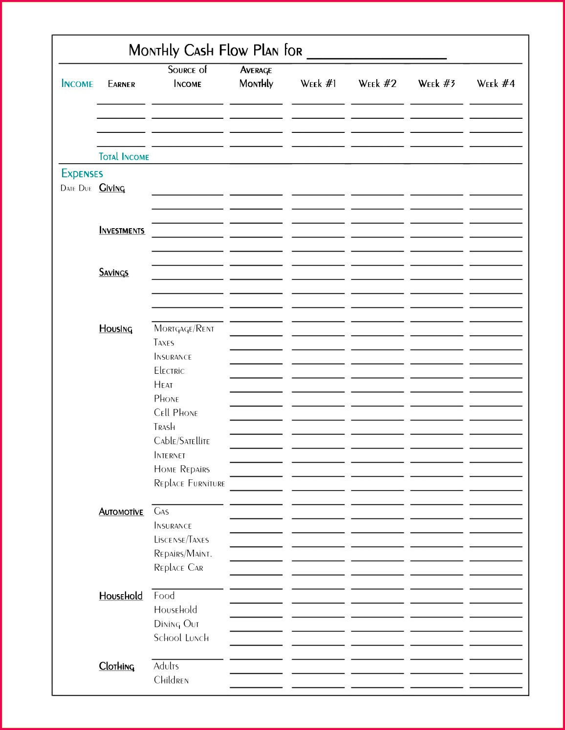 Business Expense Report Template Free Free Downloads Free Printable Expense Sheet Eczalinf