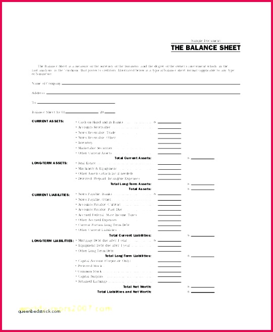 Balance Sheet And In e Statement Sample Ukran Ochi