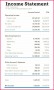 4 Income Statement format Excel