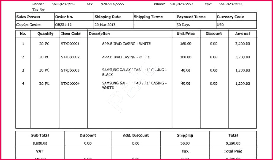 Template Excel Bes Invoice Terms and Download by size Handphone