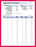 Simple Interest Loan Calculator