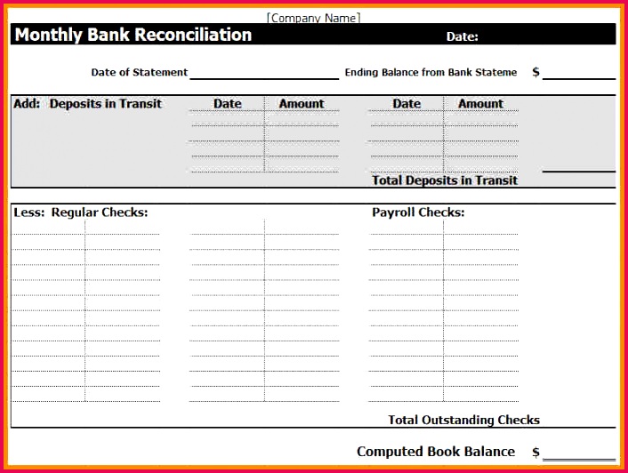 Bank reconciliation template excel easy template example bank reconciliation template excel bank reconciliation software excel thevillas