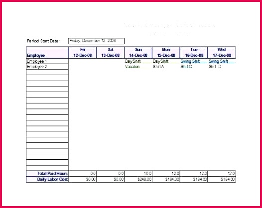 employee scheduling excel spreadsheet and microsoft access planner template