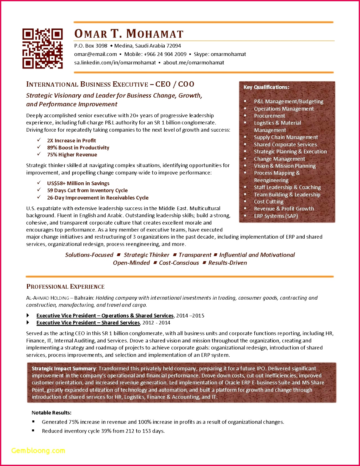 It Cv Template Word Lovely Professional Executive Resume Samples Reference Ceo Resume Template It Cv