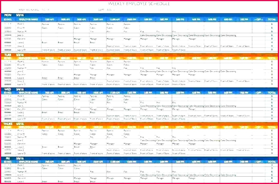 Monthly Schedule Template Excel 976644 Monthly Schedule Template Excel