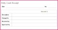4 Petty Cash format In Excel