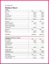 4 Reconciliation Sheet Template