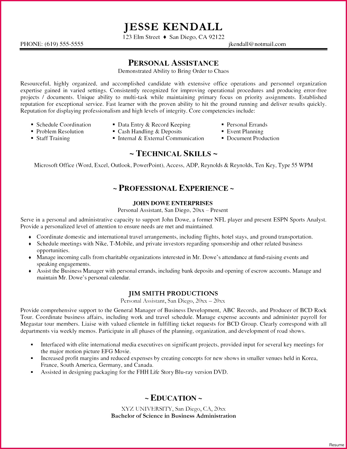Free Microsoft Word Resume Templates Elegant Word Title Page Templates 29 Executive Resume Templates Word Od
