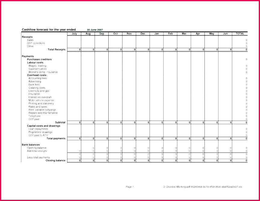 Balance Sheet Template Excel Sales forecast Template Excel Free Revenue – thepathetic