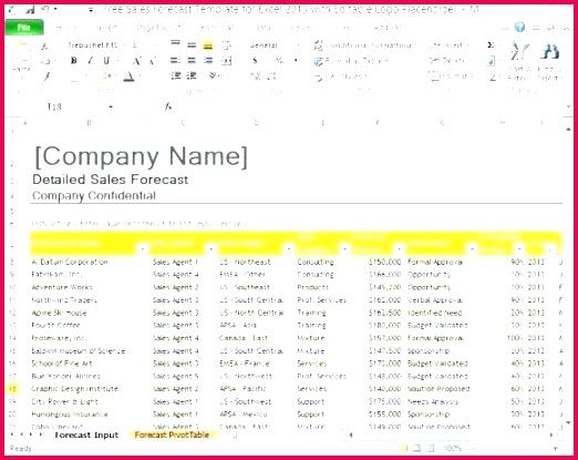 How To Forecast Revenue In Excel Financial Spreadsheet Product Template