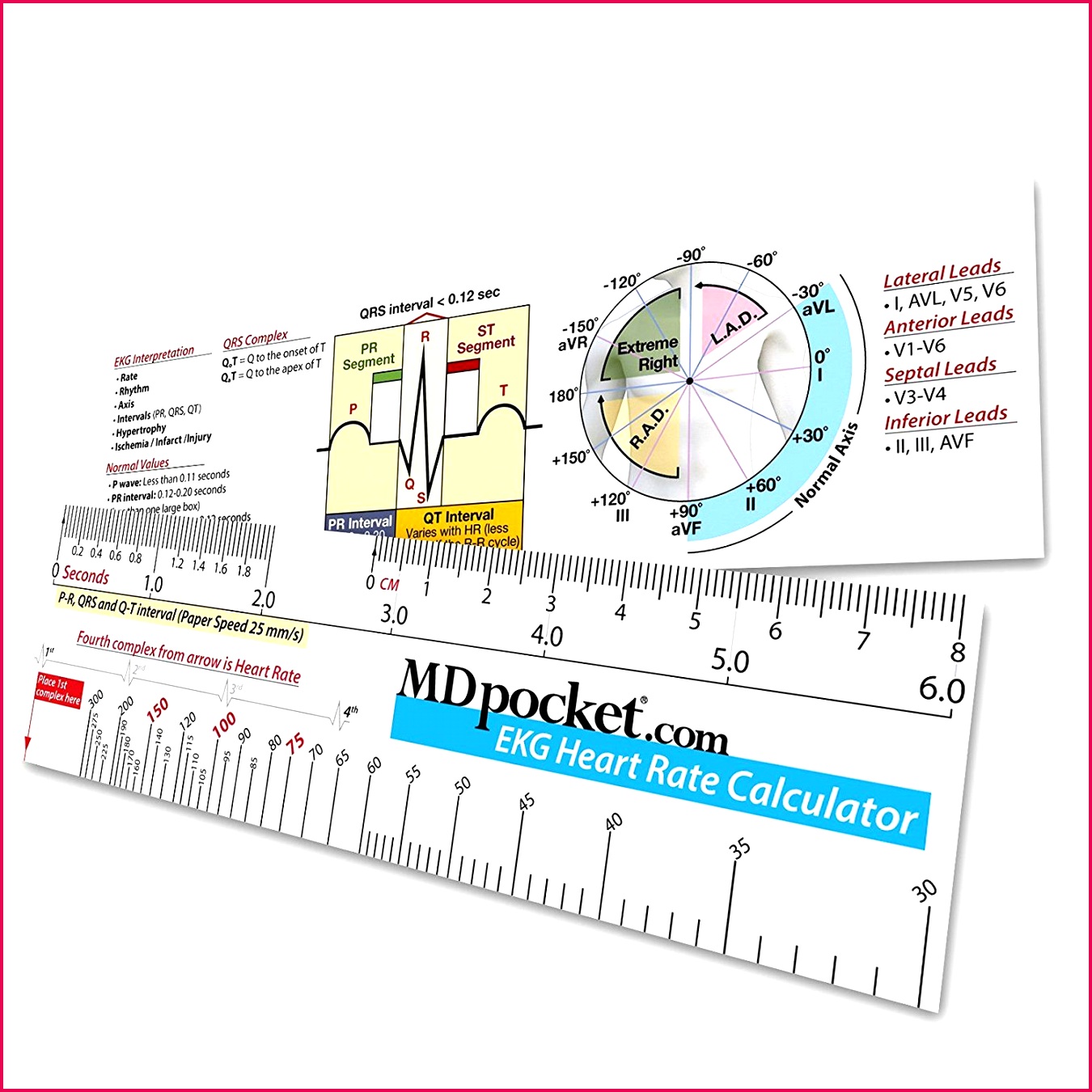 EKG Heart Rate Calculator Ruler Visit the image link more details This is an affiliate link and I receive a mission for the sales