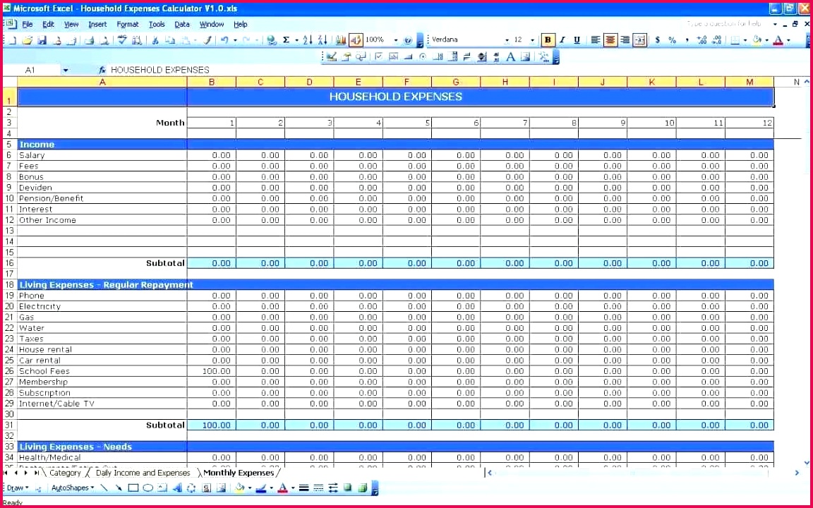 Pro Forma Financial Statements Template Excel In e Statement Templates Excellent Monthly Gallery Resume Sample Statemen
