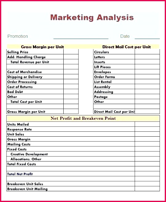 Break even Analysis Excel Template Excel Stock Analysis Template Spreadsheet Free – Deepwatersfo