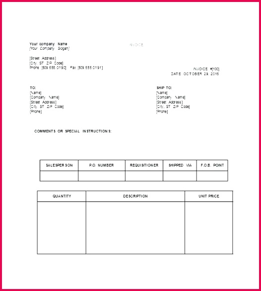 Microsoft fice Receipt Template Inspirational Tally Invoice format