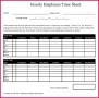 6 Timesheet Excel Download