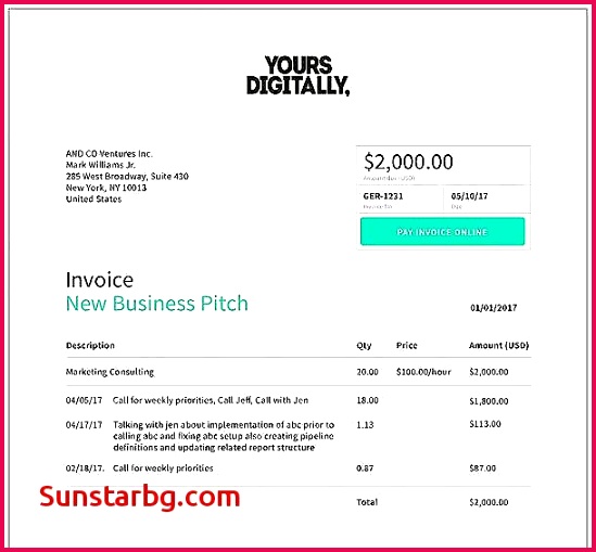 Handyman Invoice Sample – Resume format examples 2018 549509 Handyman Invoice Sample – 45 Best Excell Invoice Template