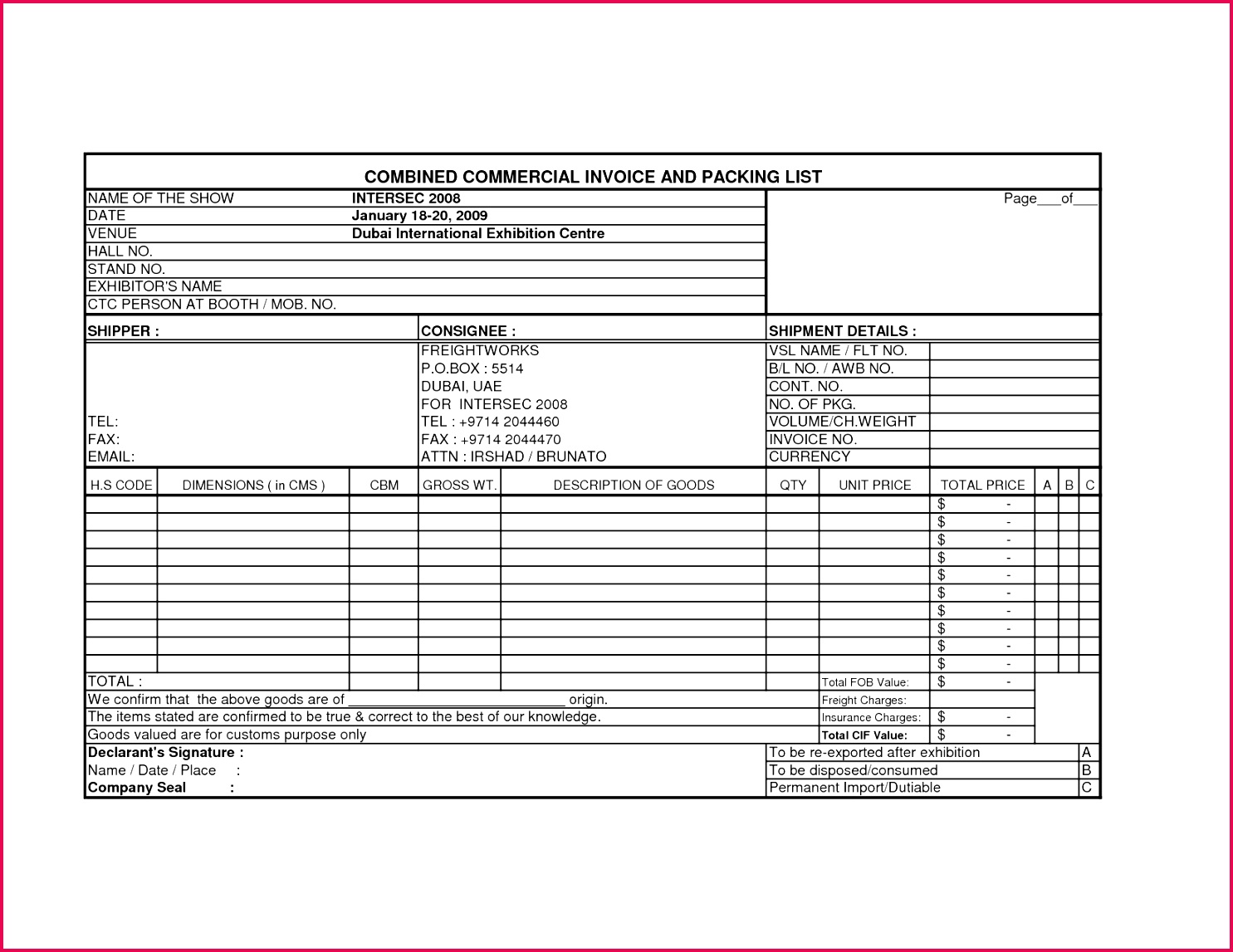 Uk Vat Invoice Template and Mercial Invoice Template Excel Luxury Mercial Invoice Template Uk