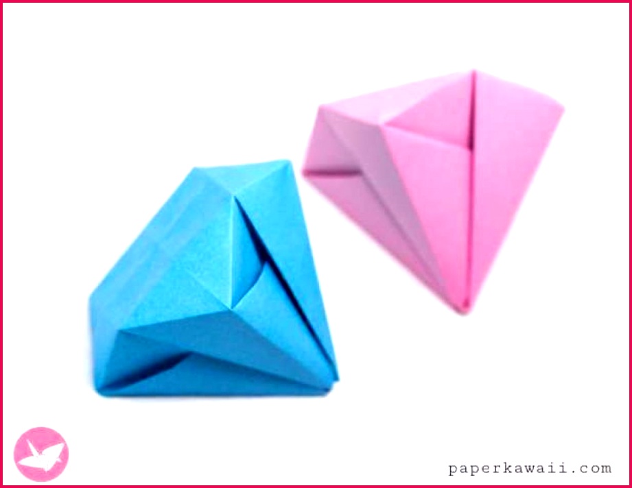 009 Template Ideas Awesome Origami Diamond Interesting Random Pinterest In Paper Art Templates Amazing And Easy