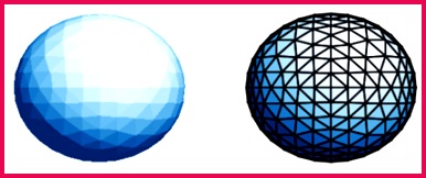 3 Ascending to the 3D World Math for Programmers 3D graphics 386162 Figure 3 2 Drawing a shaded sphere using many small solid colored triangles
