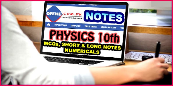 Download 10th Class Physics Notes MCQs Short & Long Questions 297594 Download 10th Class Physics Notes MCQs Short & Long Questions Exercise Conceptual Numericals