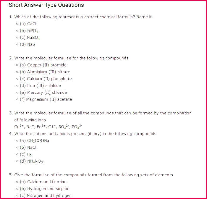 Chapter 3 Atoms and Molecules