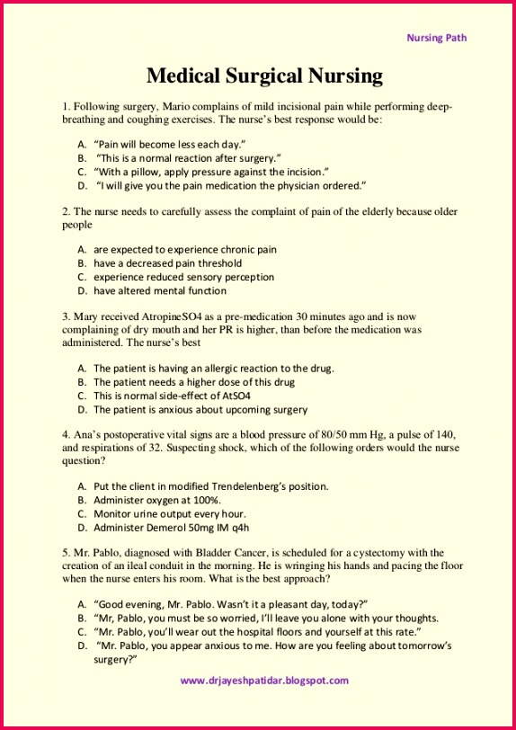 mcq medicalsurgical nursing 1 638