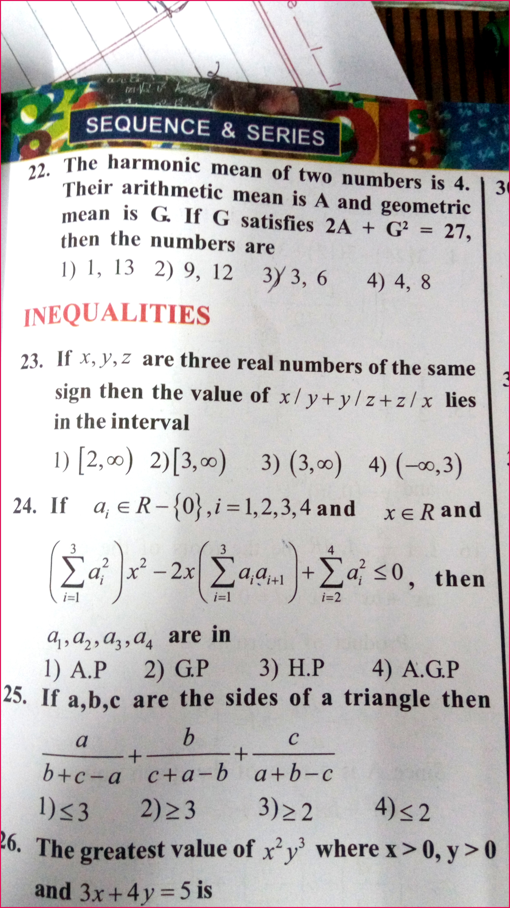 ques no 23