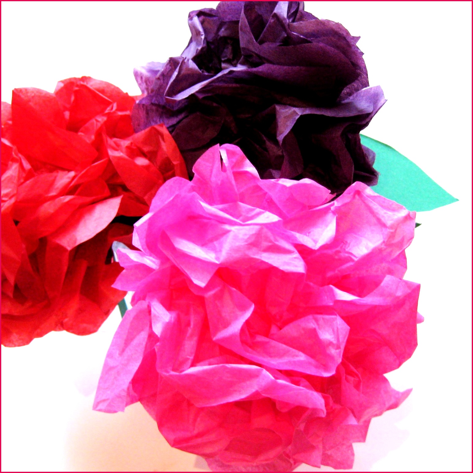 Simple Steps to Craft Tissue Paper Flowers 15421542 VDay crafts 2013 flowers step1 large 56a13de55f9b58b7d0bd59ce