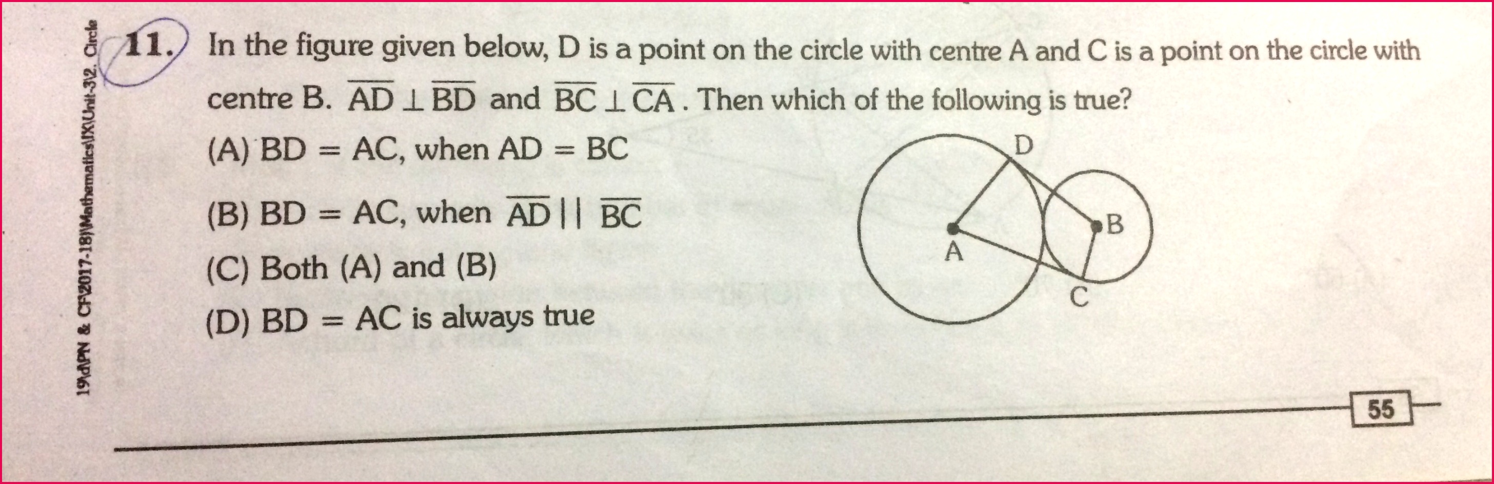 Please solve question no 11 with proper explanation